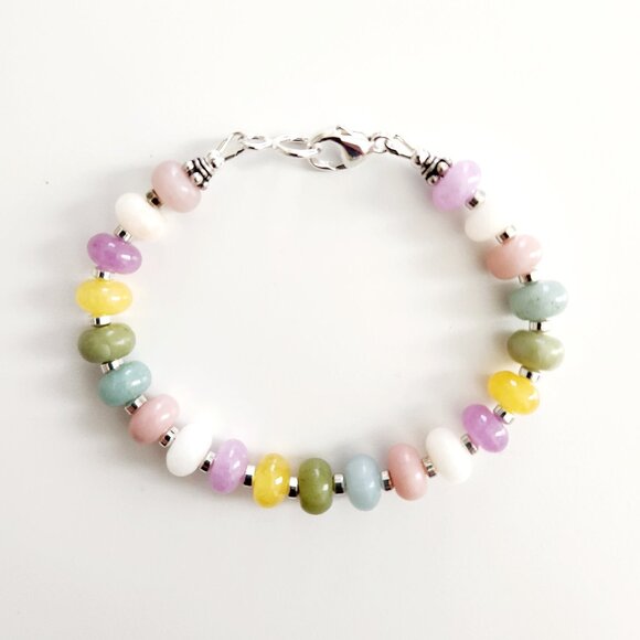 BRACELET MELTING MOMENTS MULTI GEMSTONE --7" INCHES - Picture 1 of 1